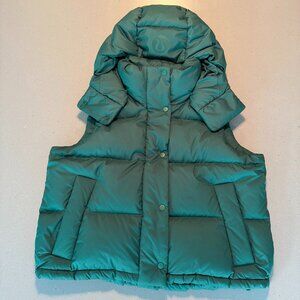 Lululemon Wunder Puff Cropped Vest Everglade Size 6 Like new!
